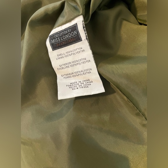🌿 Miss London Women’s Olive Green Utility Jacket – Size M - Picture 9 of 11